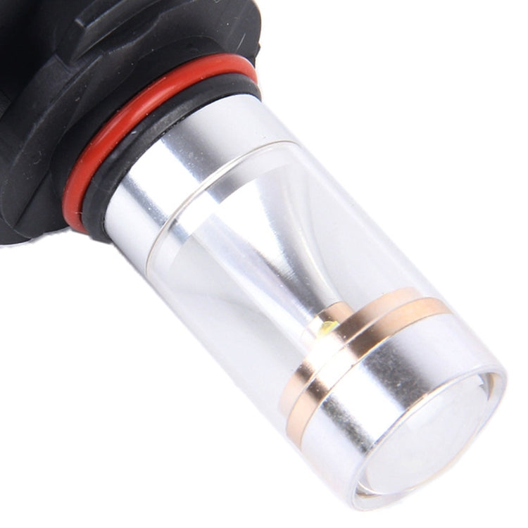 2 PCS 9006 350 LM 6000K 30W White Light 6 LED Car Fog Light Bulb, DC 12V