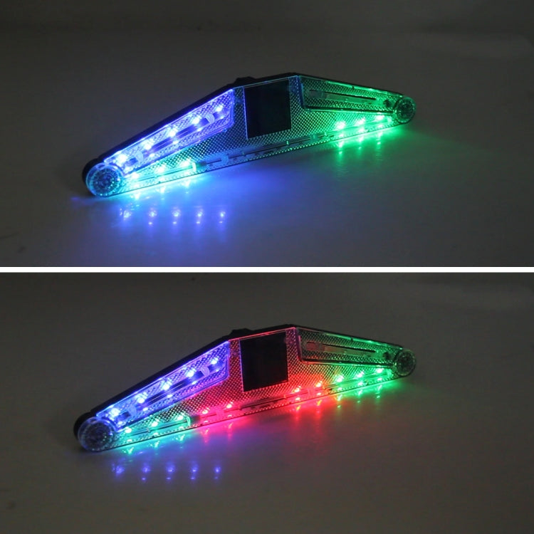 Solar Anti Collision Cupule Ranger Lamp Car Taillight LED Flash Warning Light Caution Light Foldable Solar Cupule Warning Lamp with Temporary Parking License - Arrow Turn Lights by PMC TechLife | Online Shopping South Africa | PMC TechLife | Buy Now Pay Later Mobicred