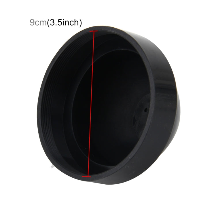 2 PCS K90 Universal Car LED Headlight HID Xenon Lamp Silicone Dust Cover Seal Caps Car Dust Cover Water-resistant Dustproof Sealing Headlamp Cover for Car Retrofit, Inner Diameter: 9cm