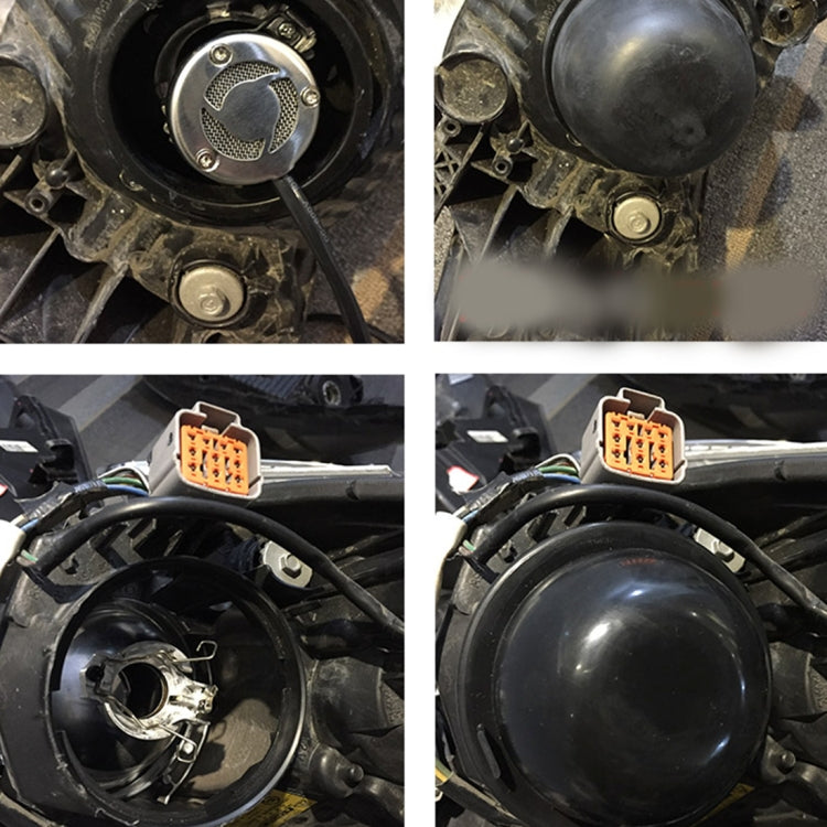 2 PCS K100 Universal Car LED Headlight HID Xenon Lamp Silicone Dust Cover Seal Caps Car Dust Cover Waterproof Dustproof Sealing Headlamp Cover for Car Retrofit, Inner Diameter: 10cm - Car Light Accessories by PMC TechLife | Online Shopping South Africa | PMC TechLife | Buy Now Pay Later Mobicred