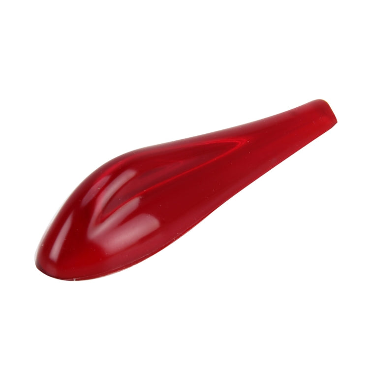 6 PCS Universal Resin Rear Spoiler Car Auto Rear Spoiler Exterior Rear Spoiler Kit Car Crash Strip Spoiler Routed Board Mute Rectifier Noise Reduction Spoiler(Red)