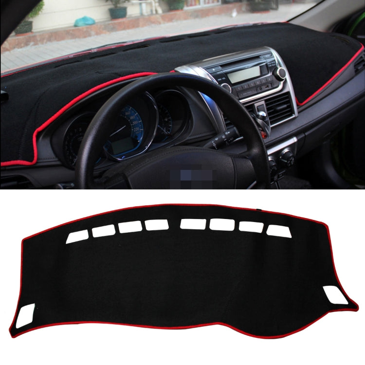 Car Light Pad Instrument Panel Sunscreen Mats Hood Cover for Nissan 14 Sylphy (Please note the model and year)(Red)