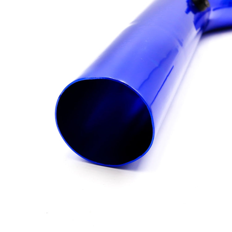 Universal Air Intakes Short Cold Racing Aluminium Air Intake Pipe Hose with Cone Filter Kit System(Blue)