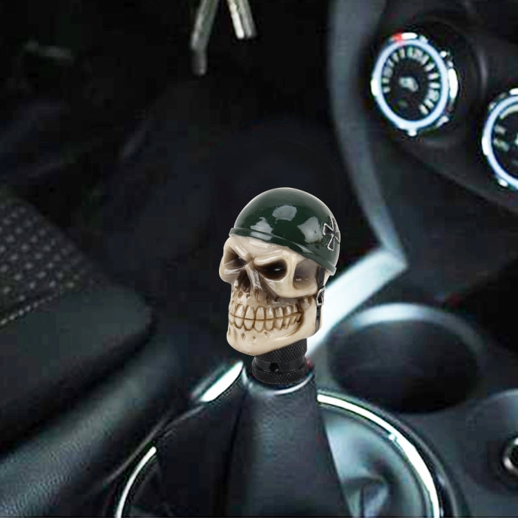 Universal Skull With A Hat Shape Car Gear Shift Knob Modified Car Gear Shift Knob Auto Transmission Shift Lever Knob Resin Gear Knobs - Shift Knob by PMC TechLife | Online Shopping South Africa | PMC TechLife | Buy Now Pay Later Mobicred
