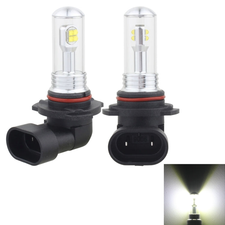 2 PCS 9006 40W 800 LM 6000K 8 LEDs Car Fog Lights, DC 12V(White Light)