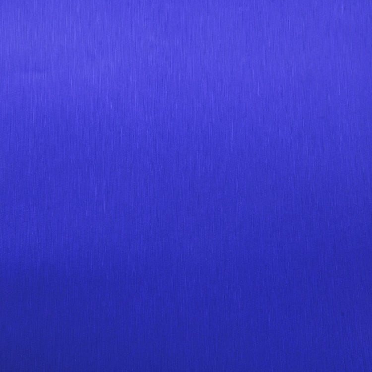 1.52 * 0.5m Water-resistant PVC Wire Drawing Brushed Chrome Vinyl Wrap Car Sticker Automobile Ice Film Stickers Car Styling Matte Brushed Car Wrap Vinyl Film (Dark Blue)