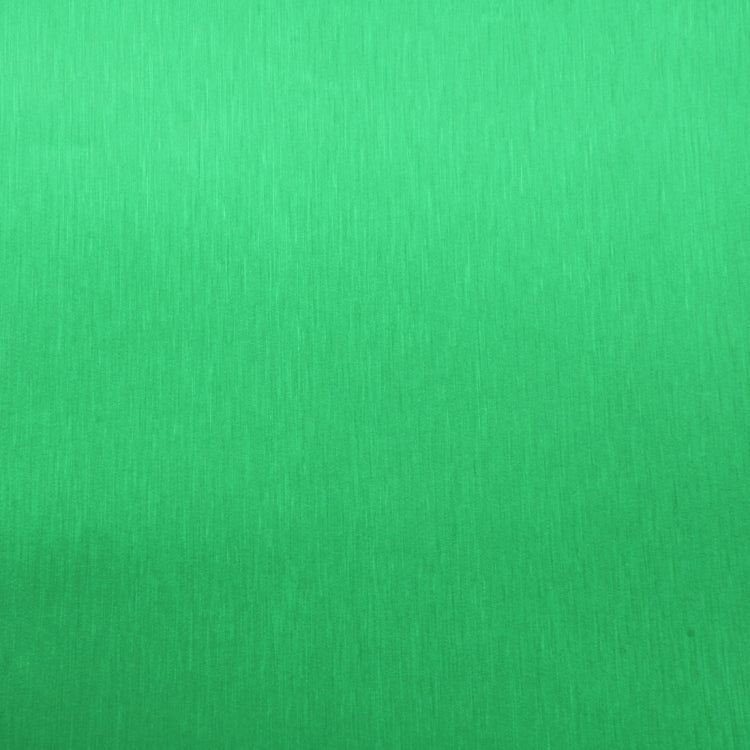 1.52 * 0.5m Water-resistant PVC Wire Drawing Brushed Chrome Vinyl Wrap Car Sticker Automobile Ice Film Stickers Car Styling Matte Brushed Car Wrap Vinyl Film (Green)