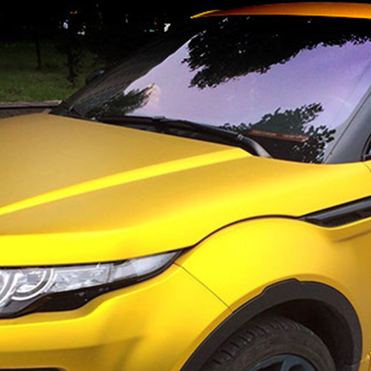 1.52 * 0.5m Water-resistant PVC Wire Drawing Brushed Chrome Vinyl Wrap Car Sticker Automobile Ice Film Stickers Car Styling Matte Brushed Car Wrap Vinyl Film (Gold)