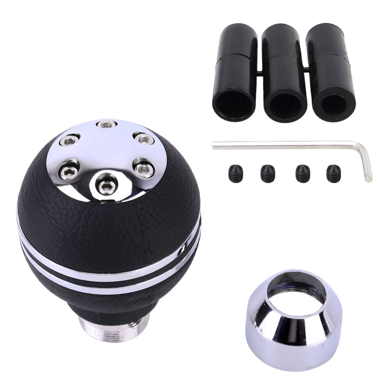Universal Vehicle Car Shifter Leather Cover Ball Shape Manual Automatic Gear Shift Knob - Shift Knob by PMC TechLife | Online Shopping South Africa | PMC TechLife | Buy Now Pay Later Mobicred