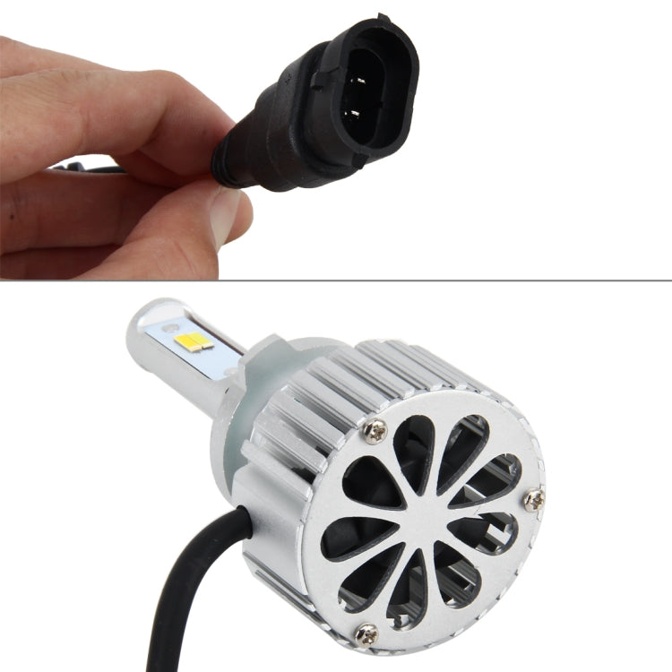 2 PCS 9012 26W 2250LM Car Headlight LED Auto Light Built-in CANBUS Function (White Light, Yellow Light, Warm White Light), DC 9-16V
