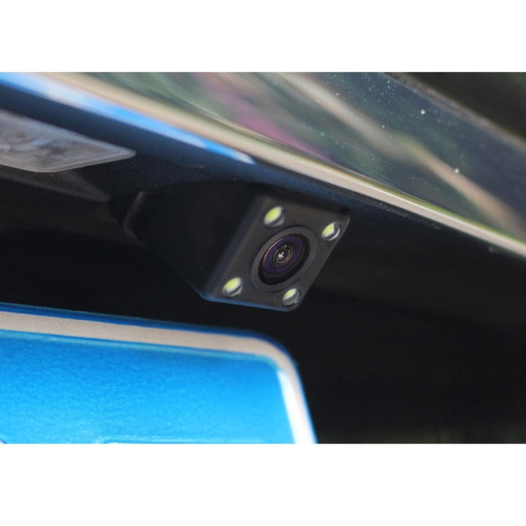 PZ601-C TFT LCD 2 Video Input 4.3 Inch Parking Monitor 2 in 1 with 648*488 Pixels Rear View Camera Glass Lens with 6m RCA Video Cable