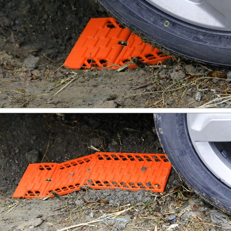 2 PCS Universal Car Snow Chains Mud Tires Traction Mat Wheel Chain Non-slip Tracks Auto Winter Road Turnaround Tool Anti Slip Grip Tracks - Ice Scraper by PMC TechLife | Online Shopping South Africa | PMC TechLife | Buy Now Pay Later Mobicred