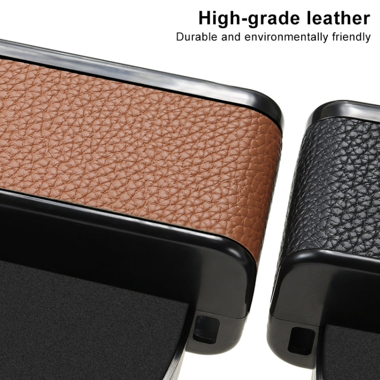Universal Car Multi-functional Console Side Pocket Seat Gap Side Storage Box with Elbow Support Pad(Black)