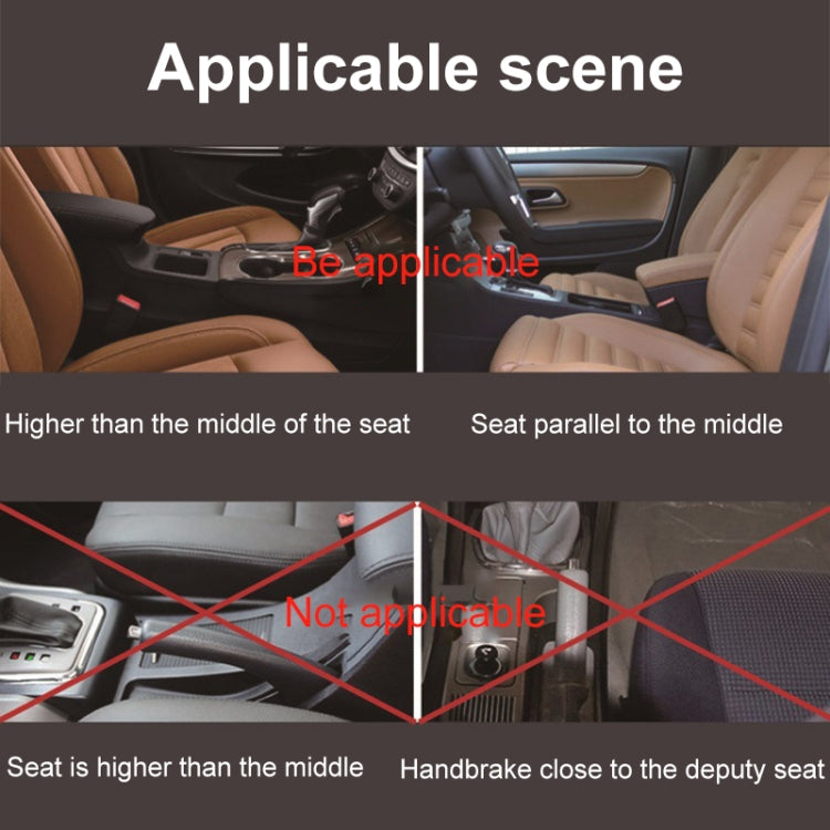 Universal Car Multi-functional Console Side Pocket Seat Gap Side Storage Box(Black)