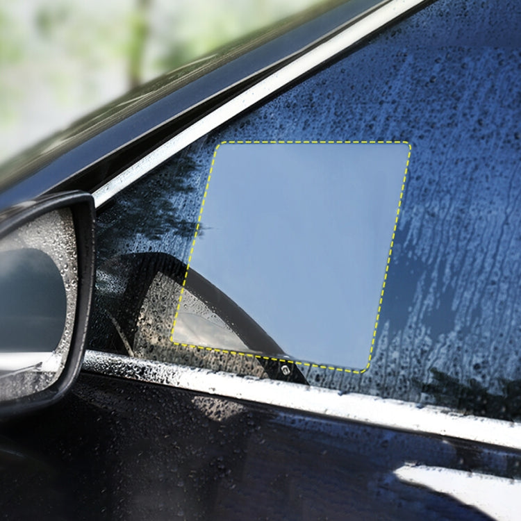 Car PET Rearview Mirror Protective Window Clear Anti-fog Water-resistant Rain Shield Film, Size: 20*17cm
