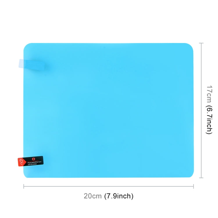 Car PET Rearview Mirror Protective Window Clear Anti-fog Water-resistant Rain Shield Film, Size: 20*17cm