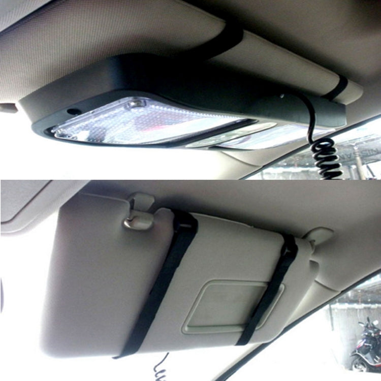 High qulaity DC 12V,9W LED Water-resistant Car Sunshade White Light Warning Lights Strobe Emergency Lights Flashing Light with 12 Kinds Flash Patterns