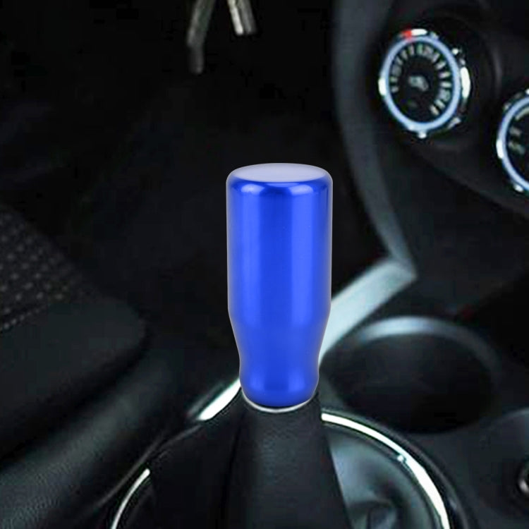 Universal Car Modified Gear Shift Knob Solid Color Smooth Auto Transmission Shift Lever Knob with Three Rubber Covers(Blue) - Shift Knob by PMC TechLife | Online Shopping South Africa | PMC TechLife | Buy Now Pay Later Mobicred
