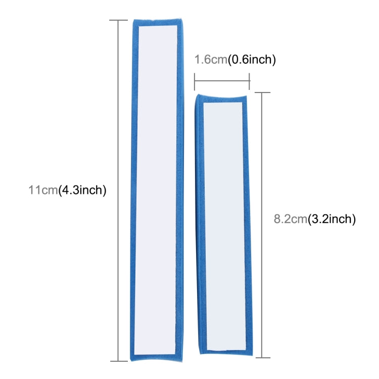 10 PCS Car Auto Foam Door Side Edge Anti-scratch Body Guard Protection Strip Sticker, Pair of 4