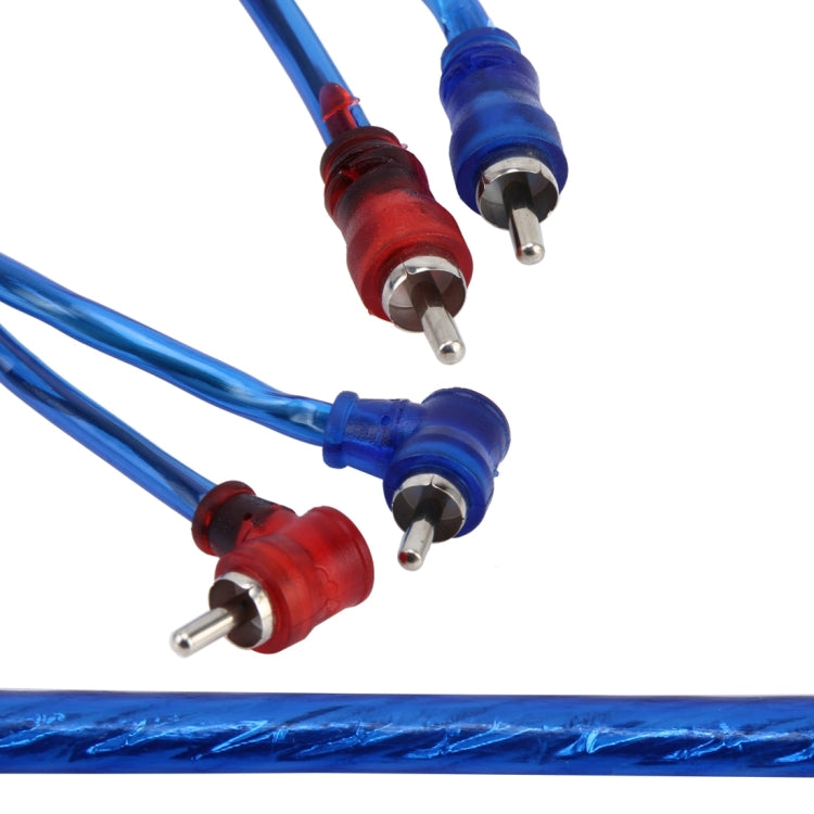 4.5m Car Auto PU Wrapped Audio Stereo Cable OFC 2RCA to 2RCA Jack Audio Cable Male to Male RCA Aux Cable - free shipping - PMC TechLife - Order now!