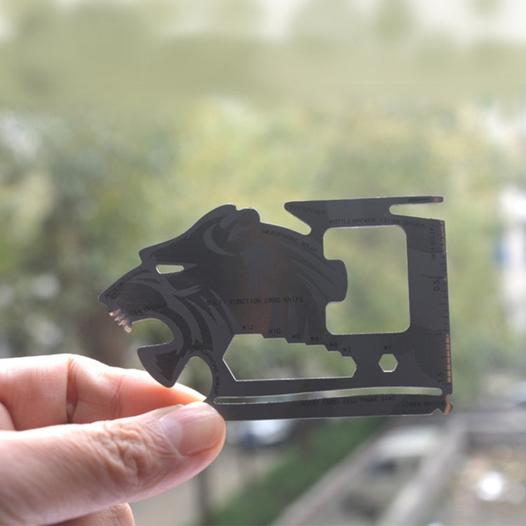 18 in 1 Multi-functional Stainless Steel Outdoor Camping EDC Steller Card Knife Screwdriver Headphone Wrap Fruit Peeler Phone Kickstand Inch and Centimeter Ruler Opener - Hand Tool Sets by PMC TechLife | Online Shopping South Africa | PMC TechLife | Buy Now Pay Later Mobicred