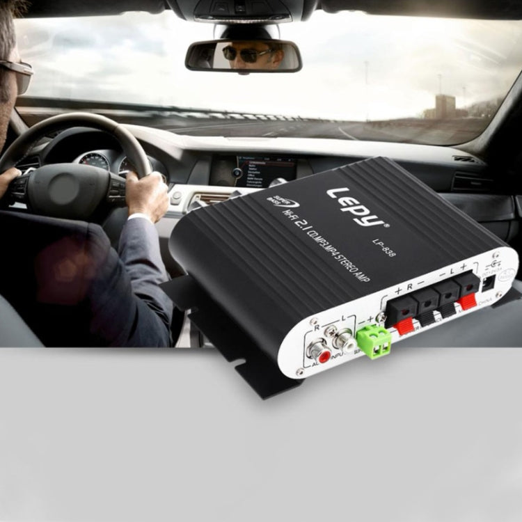 Car 2.1CH HIFI Subwoofer Amplifier Audio, Support MP3(Black) - by PMC Jewellery | Online Shopping South Africa | PMC Jewellery | Buy Now Pay Later Mobicred