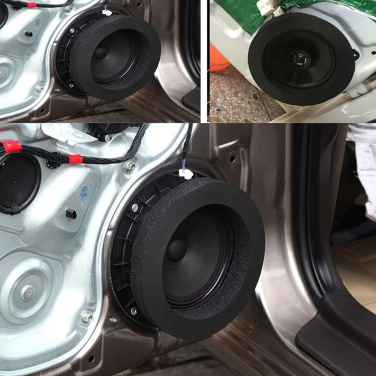 2 PCS Car Sound Insulation Speaker Soundproof Cotton with Self Adhesive Car Sound Insulation Cotton, Outer Diameter : 19.5 cm, Inner Diameter: 14.3 cm - Sound & Heat Insulation Cotton by PMC TechLife | Online Shopping South Africa | PMC TechLife