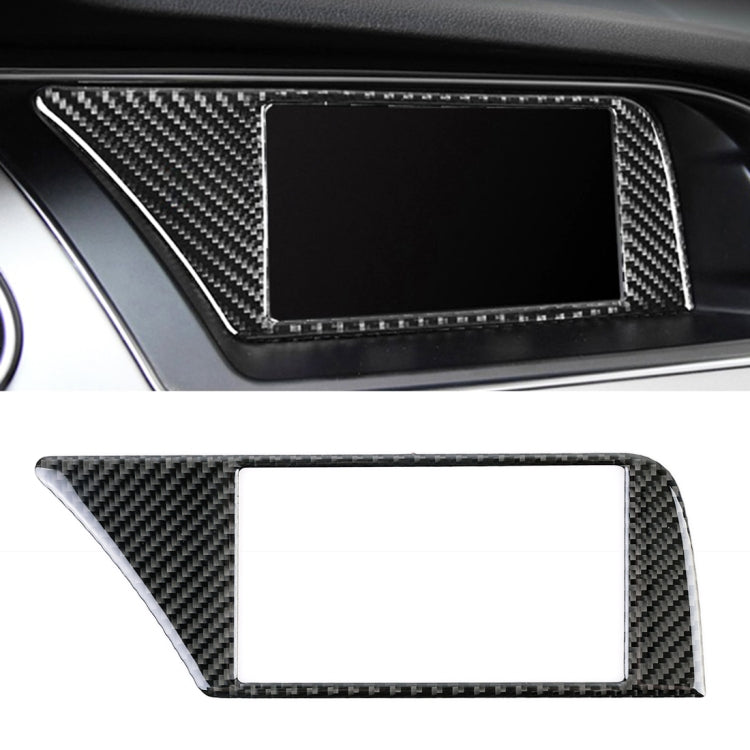 Car Carbon Fiber Inner Frame without Navigation Decorative Sticker for Audi A4L / A5 / Q5 2009-2016