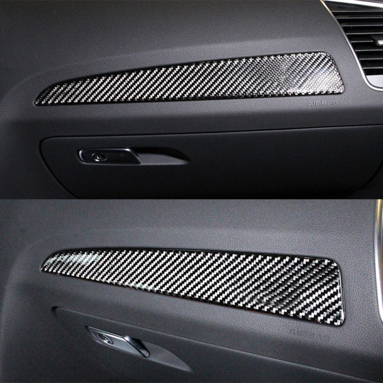 Car Carbon Fiber Dashboard Decorative Sticker for Audi A4L / A5 / Q5 2009-2016