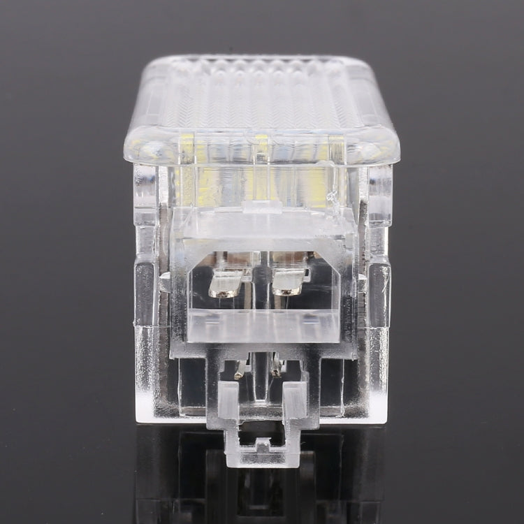 2 PCS LED Car DC 12V 1.5W Door Lights Lamps for Audi / Volkswagen(Blue Light)