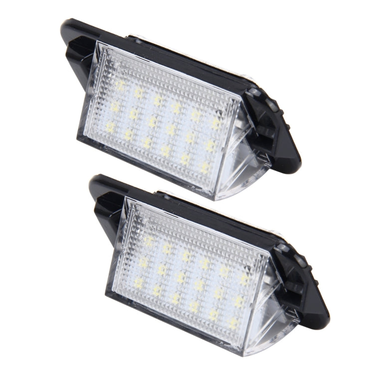 2 PCS License Plate Light with 18 SMD-3528 Lamps for BMW E36(1992-1998)���2W 120LM,6000K, DC12V (White Light)