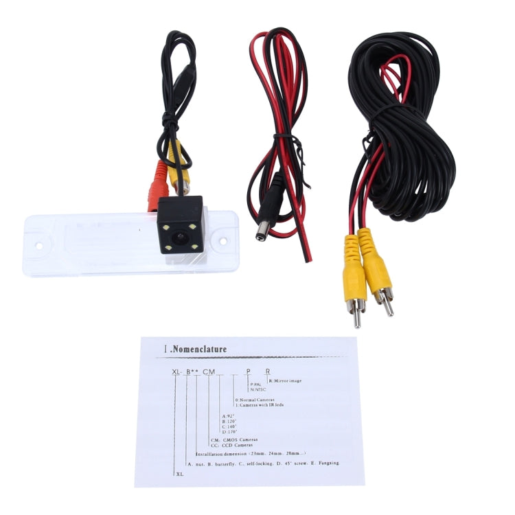 656x492 Effective Pixel NTSC 60HZ CMOS II Water-resistant Car Rear View Backup Camera With 4 LED Lamps for Renault Koleos 2008-2015 Version