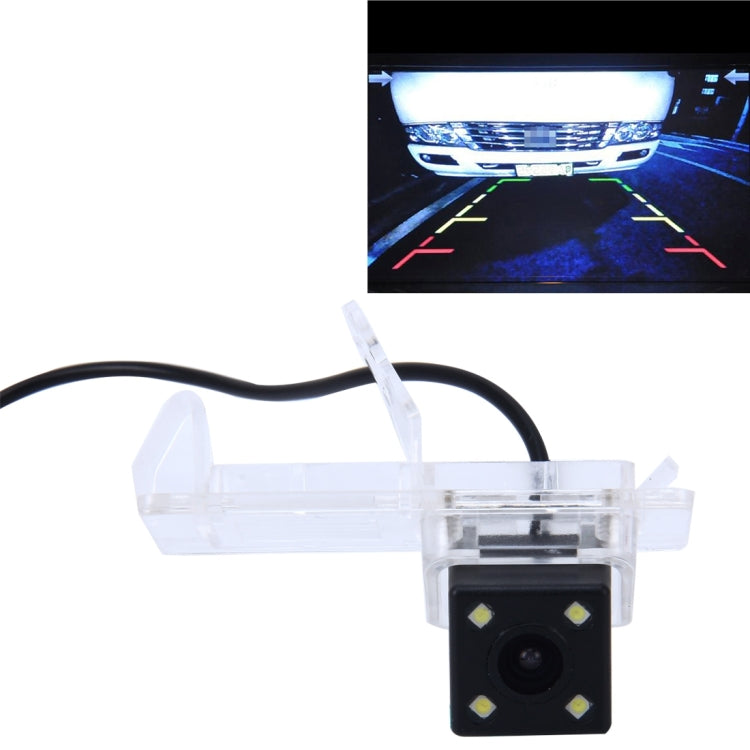 656x492 Effective Pixel NTSC 60HZ CMOS II Water-resistant Car Rear View Backup Camera With 4 LED Lamps for Megane 2011 Version