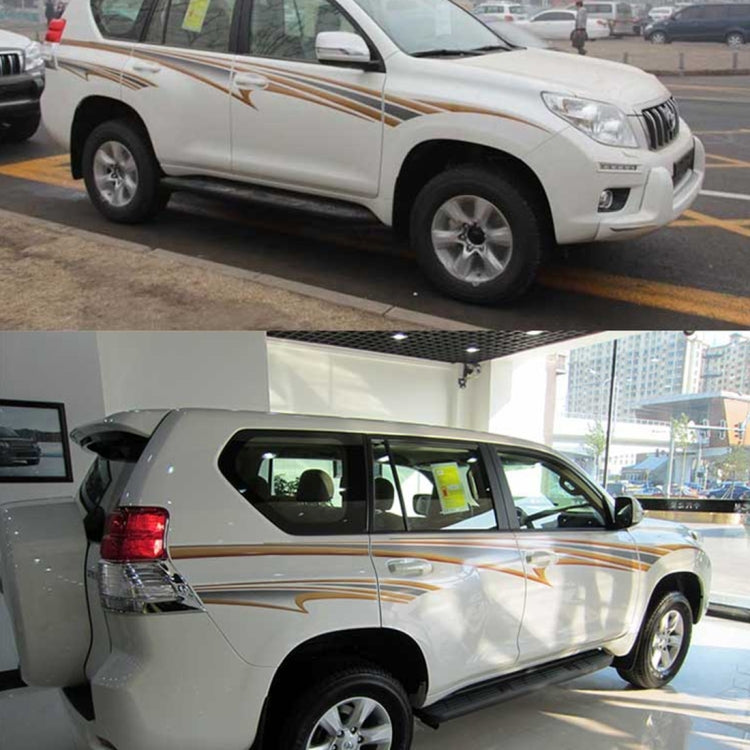 4 PCS SUV Body Decorative Strip Brand Car Streamline Shining Sticker for Toyota Prado 2016 Version - Decorative Sticker by PMC TechLife | Online Shopping South Africa | PMC TechLife | Buy Now Pay Later Mobicred