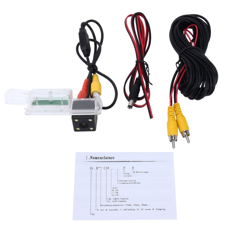 656x492 Effective Pixel NTSC 60HZ CMOS II Water-resistant Car Rear View Backup Camera With 4 LED Lamps for Volkswagen Golf7 2014-2016 Version