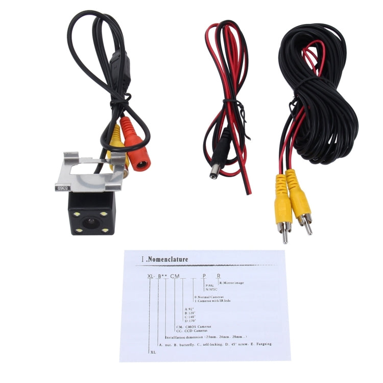 656x492 Effective Pixel NTSC 60HZ CMOS II Water-resistant Car Rear View Backup Camera With 4 LED Lamps for Ford 2015-2016 Version Focus