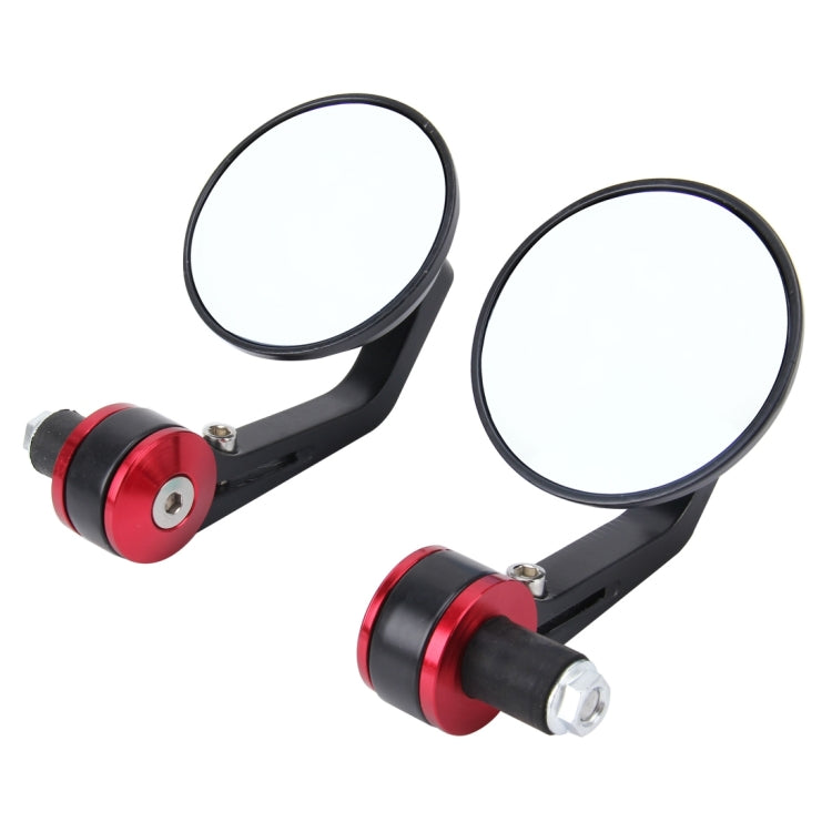 2 PCS Universal Motorcycle Round Shape Rear View Mirror for Most Motorcycle