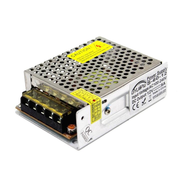 S-60-12 60W AC110/220V to DC 12V 5A Power Inverter Power converter