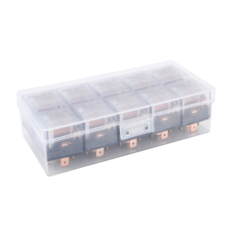 10 PCS JD-1914 80 AMP 12V Waterproof Car Auto Five Plugs Relay - Relays by PMC TechLife | Online Shopping South Africa | PMC TechLife | Buy Now Pay Later Mobicred