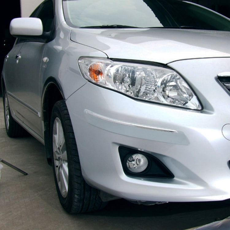 4 PCS Universal Car Auto Plastic Wrap Rubber Front Rear Body Bumper Guard Protector Strip Sticker(Grey) - Anti Collision Sticker by PMC TechLife | Online Shopping South Africa | PMC TechLife | Buy Now Pay Later Mobicred