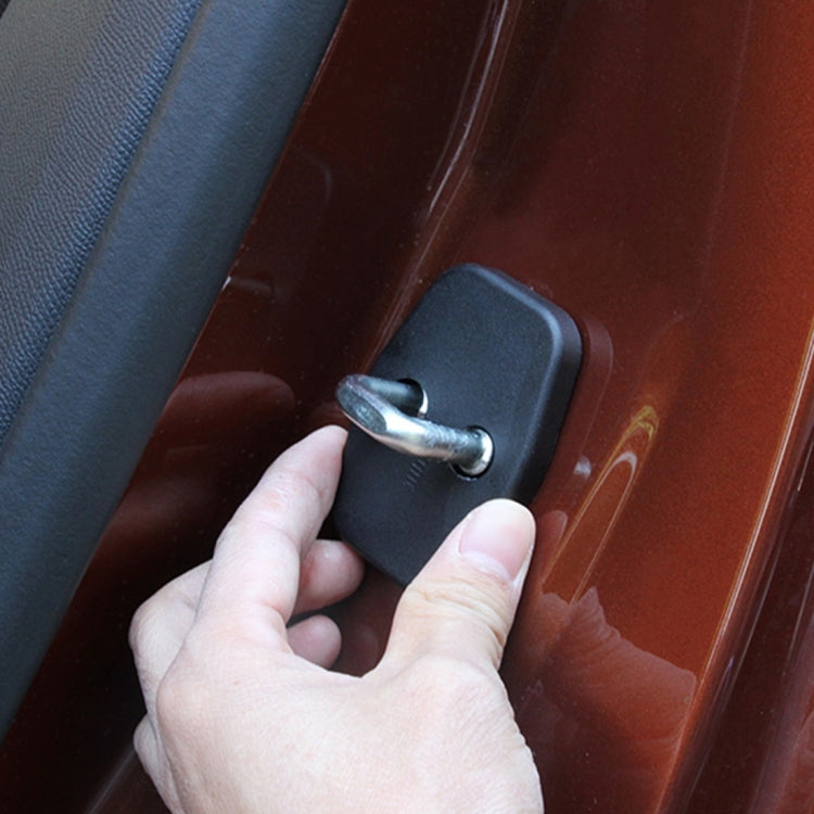 4 PCS Car Door Lock Buckle Decorated Rust Guard Protection Cover for Toyota RAV4 Corolla Reiz VIOS Camry Highlander Yaris Prado Prius Crown - Locks & Hasps by PMC TechLife | Online Shopping South Africa | PMC TechLife | Buy Now Pay Later Mobicred
