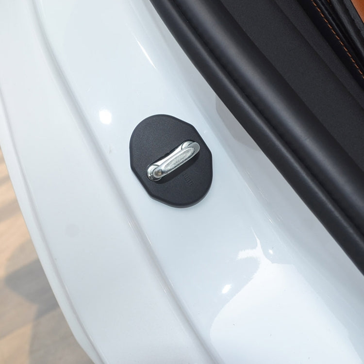 4 PCS Car Door Lock Buckle Decorated Rust Guard Protection Cover for Besturn B50 B70 Hawtai BOLIGER Santa Fe Luxgen SUV MPV7 U6 - Locks & Hasps by PMC TechLife | Online Shopping South Africa | PMC TechLife | Buy Now Pay Later Mobicred