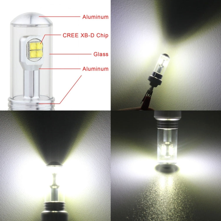 2 PCS 9005 40W 800 LM 6000K 8 LEDs Car Fog Lights, DC 12V(White Light)