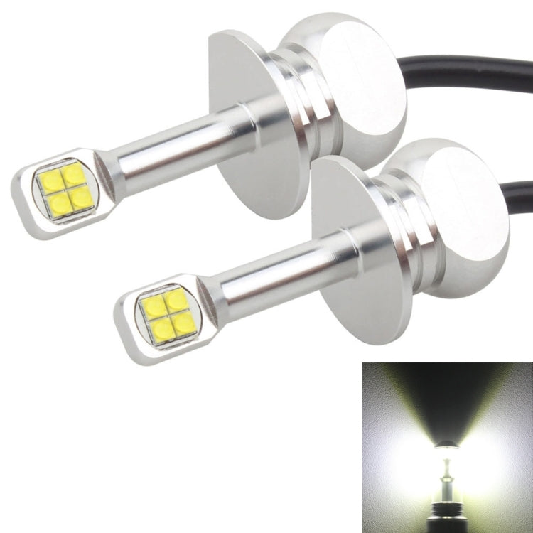 2 PCS H1 40W 800 LM 6000K 8 LEDs Car Fog Lights, DC 12V(White Light)