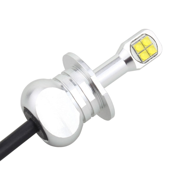 2 PCS H3 40W 800 LM 6000K 8 LEDs Car Fog Lights, DC 12V(White Light)