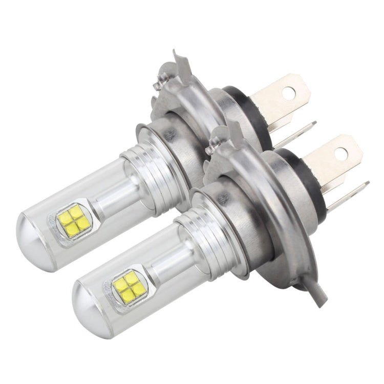2 PCS H4 40W 800 LM 6000K 8 LEDs Car Fog Lights, DC 12V(White Light)