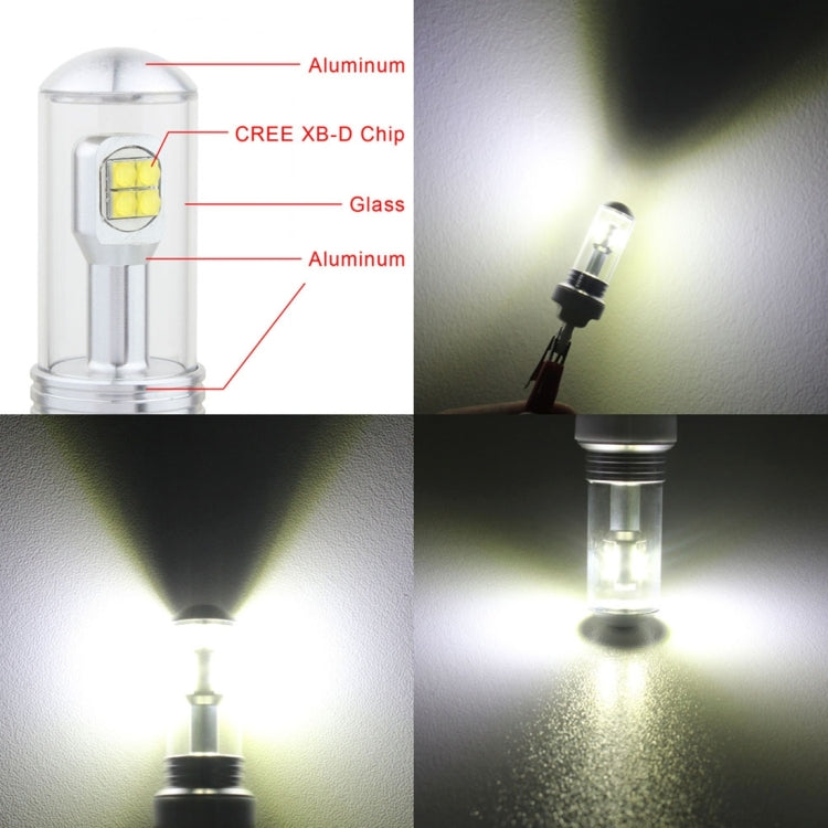2 PCS H8/H11 40W 800 LM 6000K 8 LEDs Car Fog Lights, DC 12V(White Light)