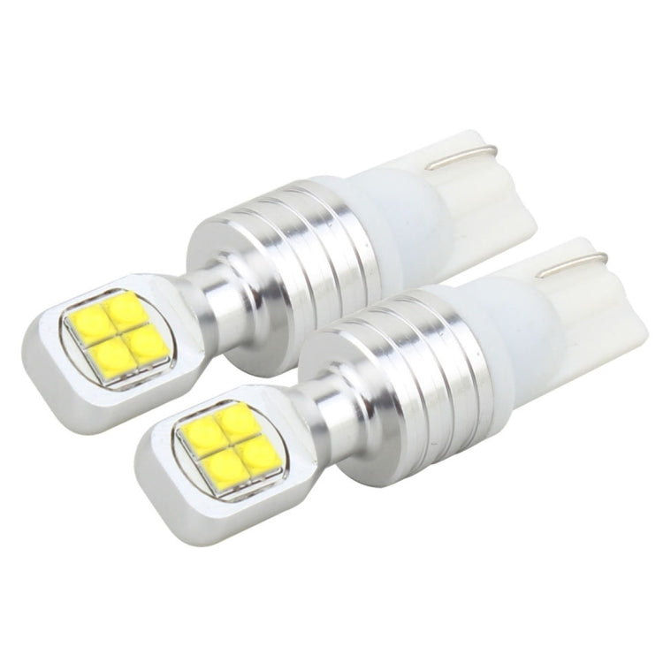 2 PCS T10 40W 800 LM 6000K Car Clearance Light Reading Light License Light with 8 Lamp, DC 12V(White Light)