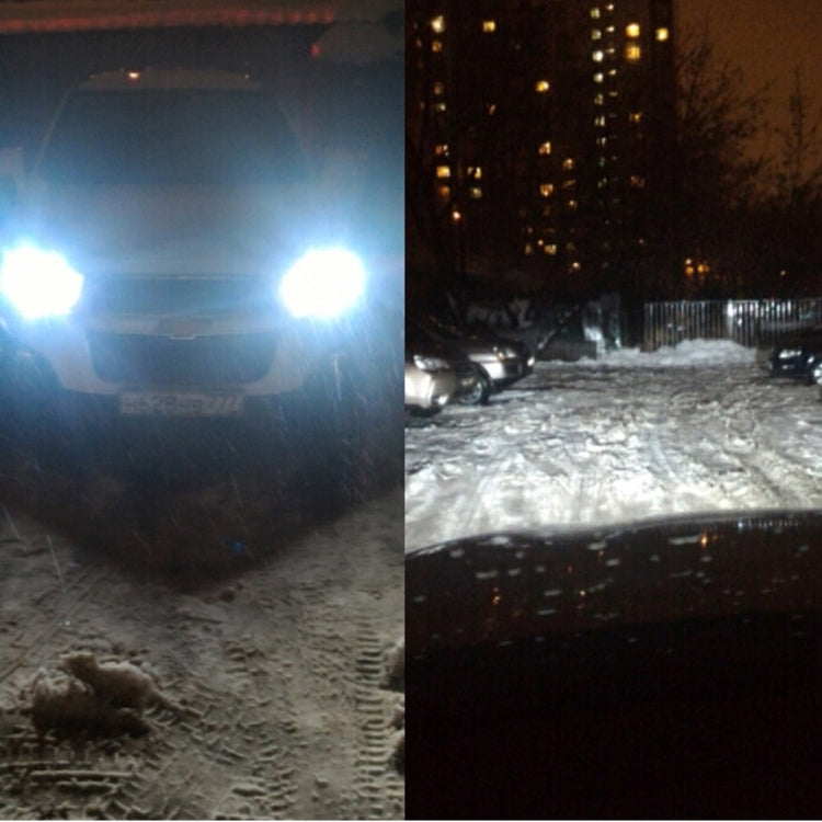 2 PCS H13 18W 1800 LM 6000K IP68 Canbus Constant Current Car LED Headlight with 2 COB Lamps, DC 9-36V(White Light)