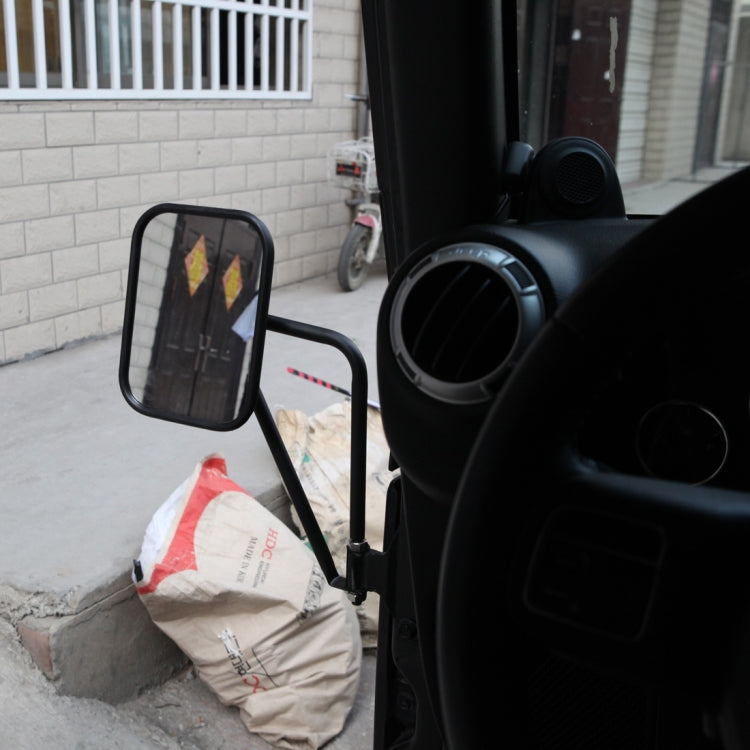 2 PCS Car Door Off Side View Mirror Rectangular Reversing Mirrors for Jeep Wrangler JL 2018 - Convex Mirror & Accessories by PMC TechLife | Online Shopping South Africa | PMC TechLife | Buy Now Pay Later Mobicred